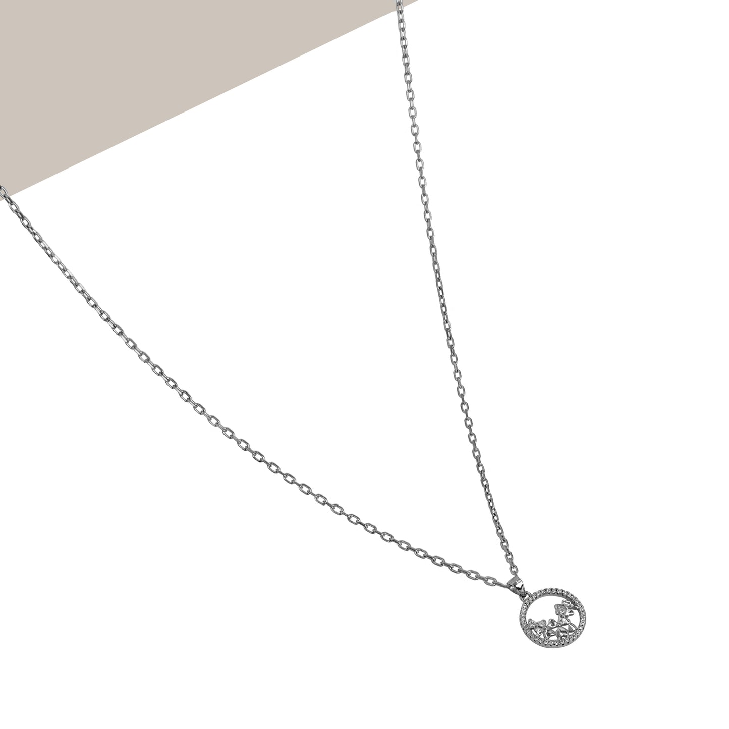 FLOWER CIRCLE OF LOVE NECKLACE