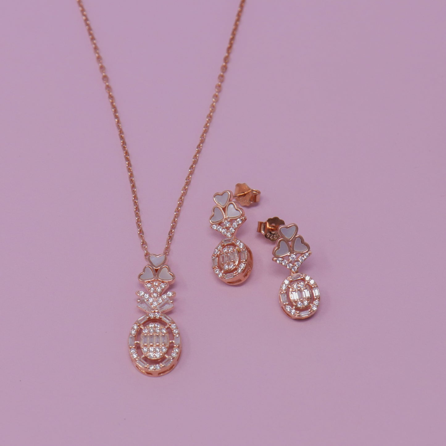 TIMELESS TREASURE CHAIN NECKLACE WITH EARRING