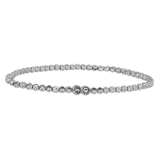 TRENDY SILVER BALL BRACELET