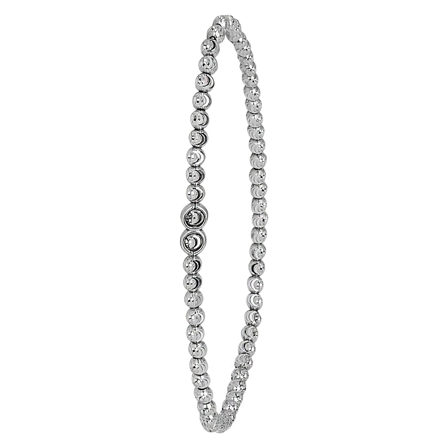 TRENDY SILVER BALL BRACELET