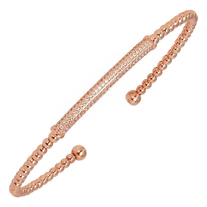 STUNNING SEMI ZIRCON BANGLE BRACELET