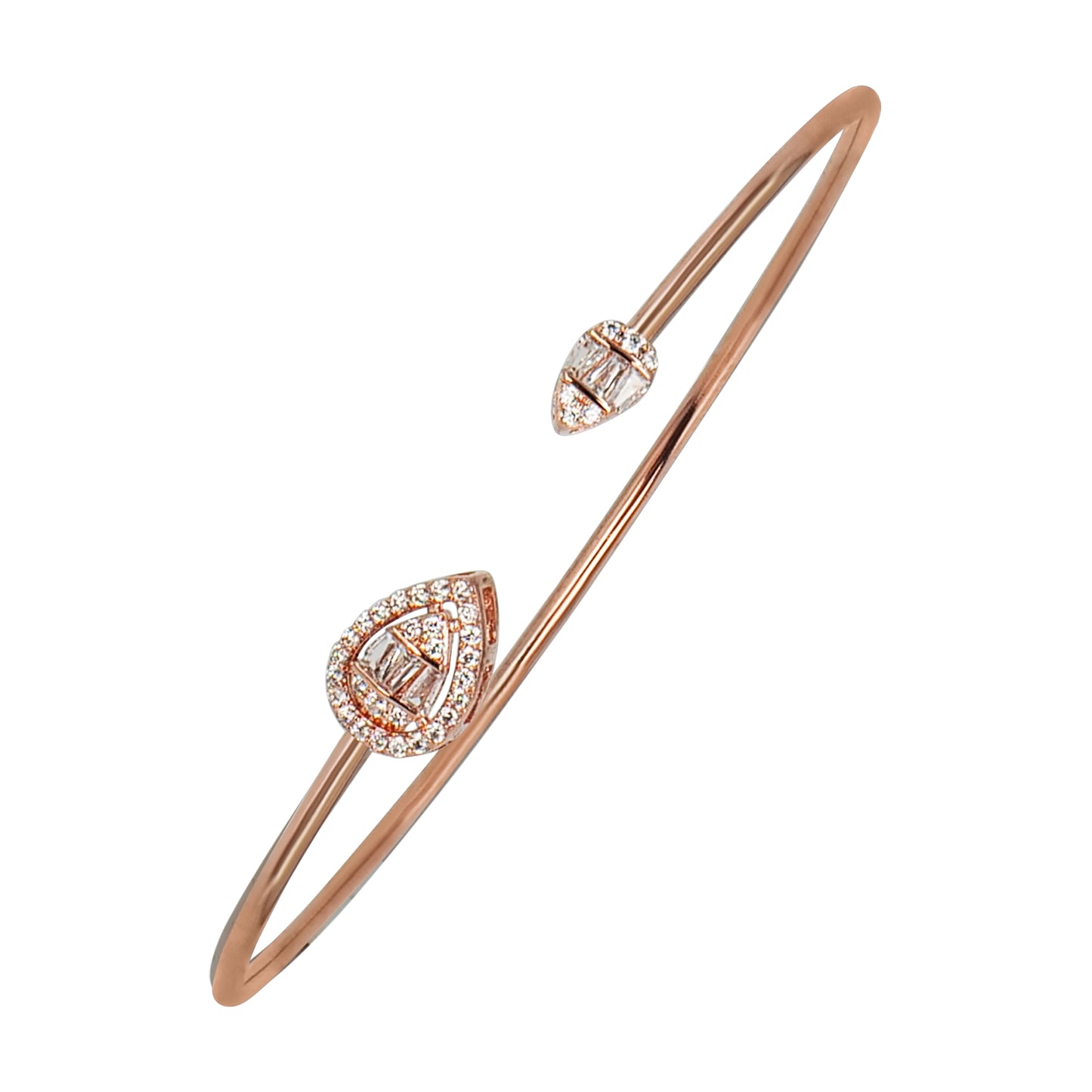 BLUSHING BRILLIANCE BANGLE BRACELET