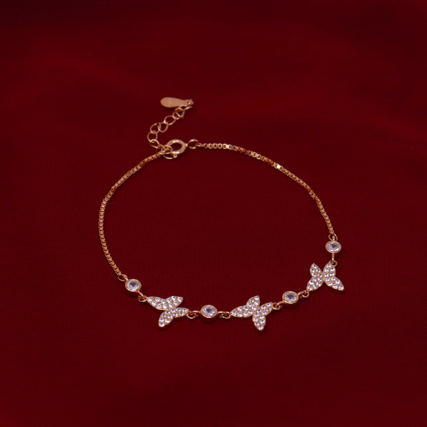 STYLISH TRIPLE BUTTERFLY BRACELET