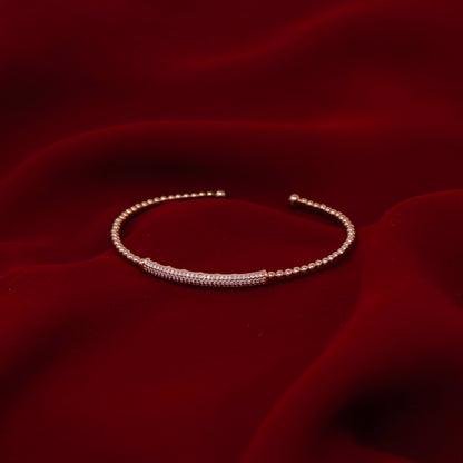 STUNNING SEMI ZIRCON BANGLE BRACELET