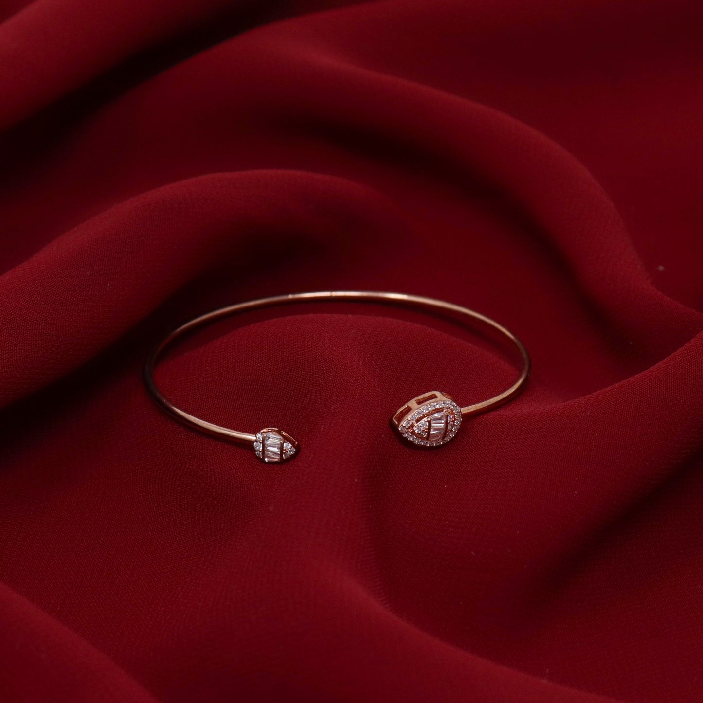 BLUSHING BRILLIANCE BANGLE BRACELET