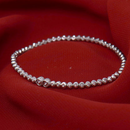 TRENDY SILVER BALL BRACELET