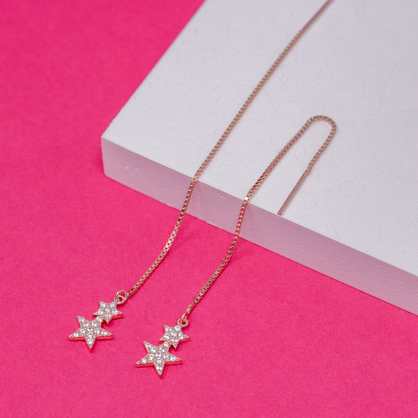 SUI DHAGA DUO STAR EARRING