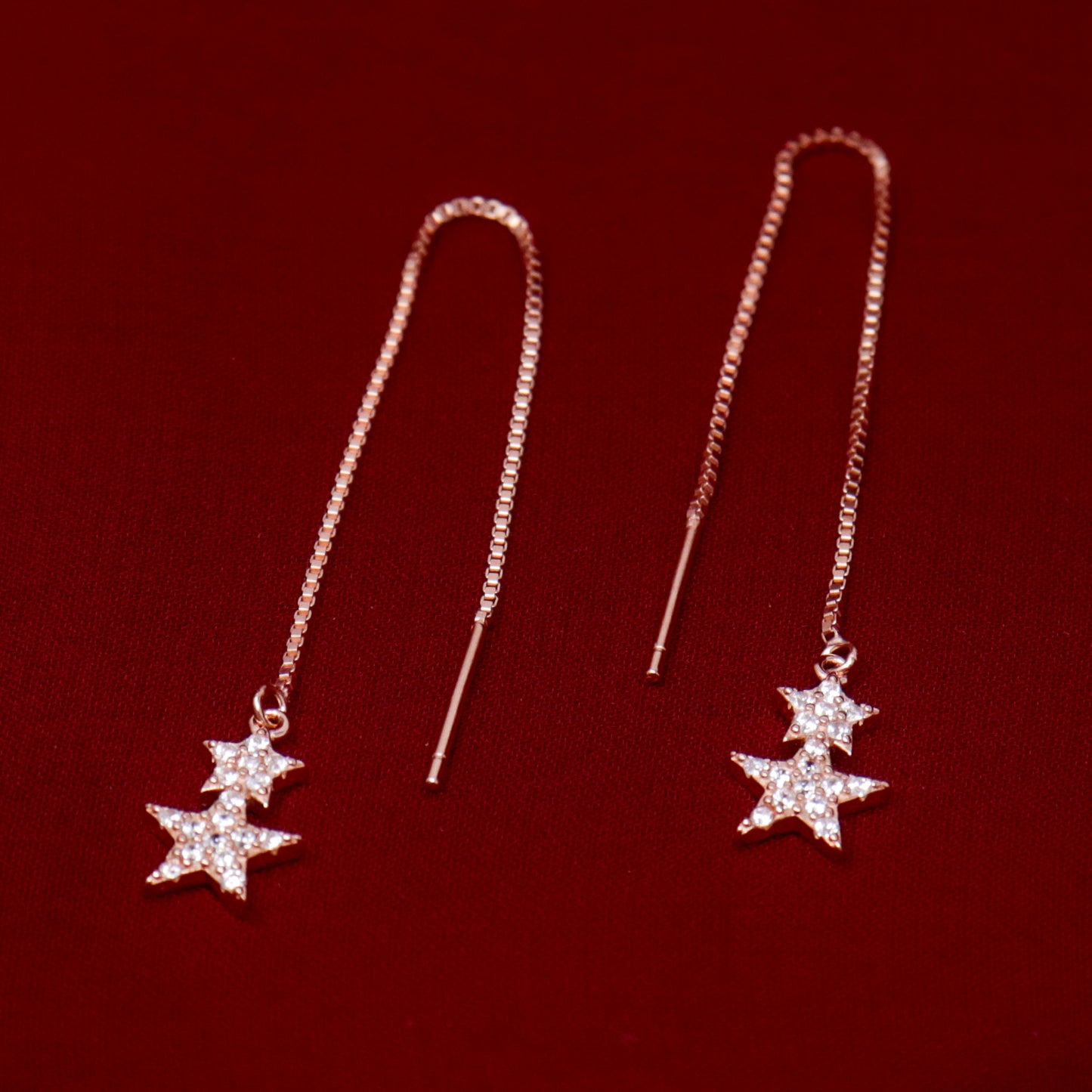 SUI DHAGA DUO STAR EARRING