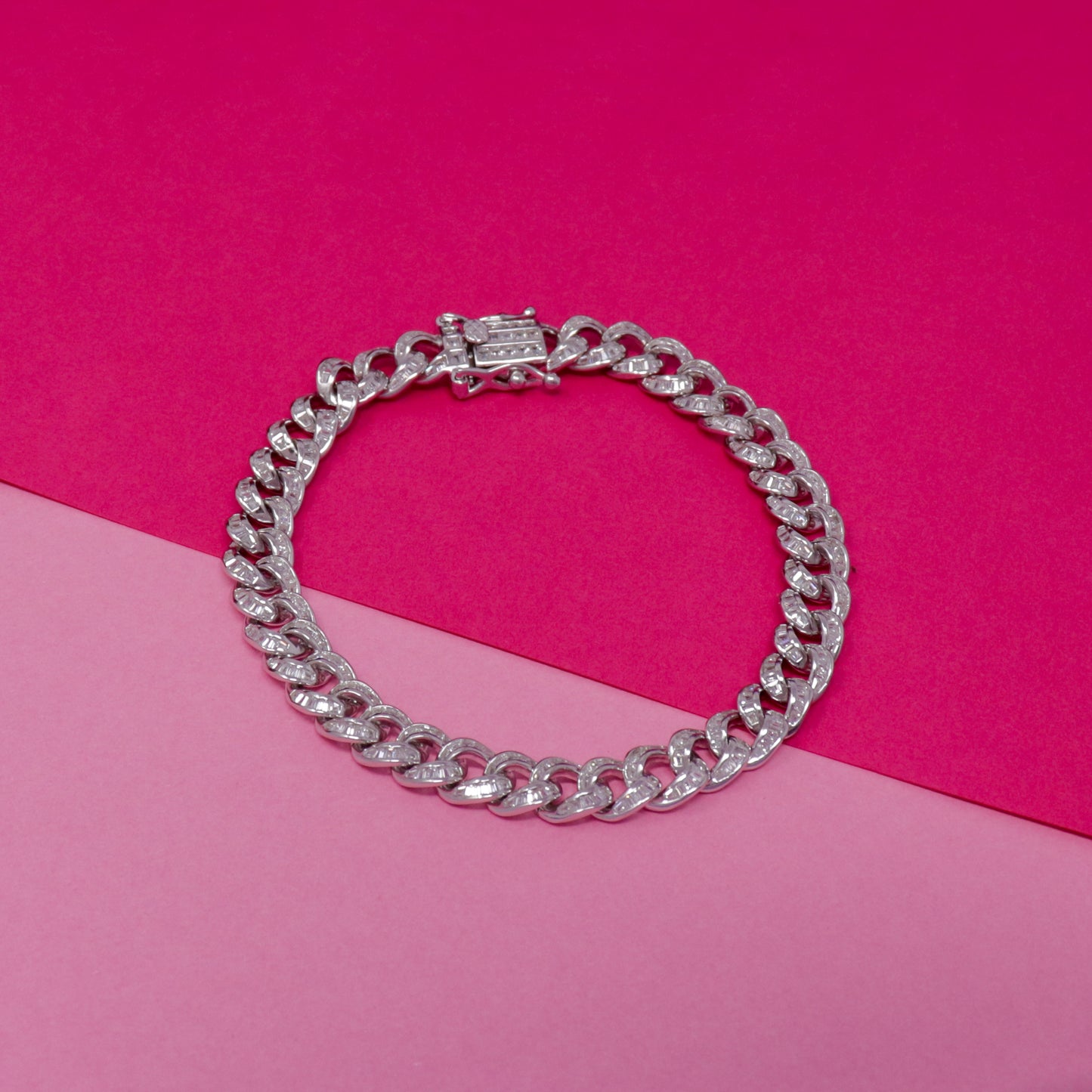 STYLISH LINK ZIRCON BRACELET