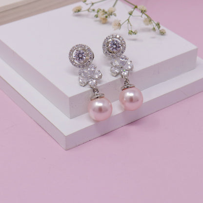 ELEGANCE DROP BEAUTY WITH PEARL EARRING