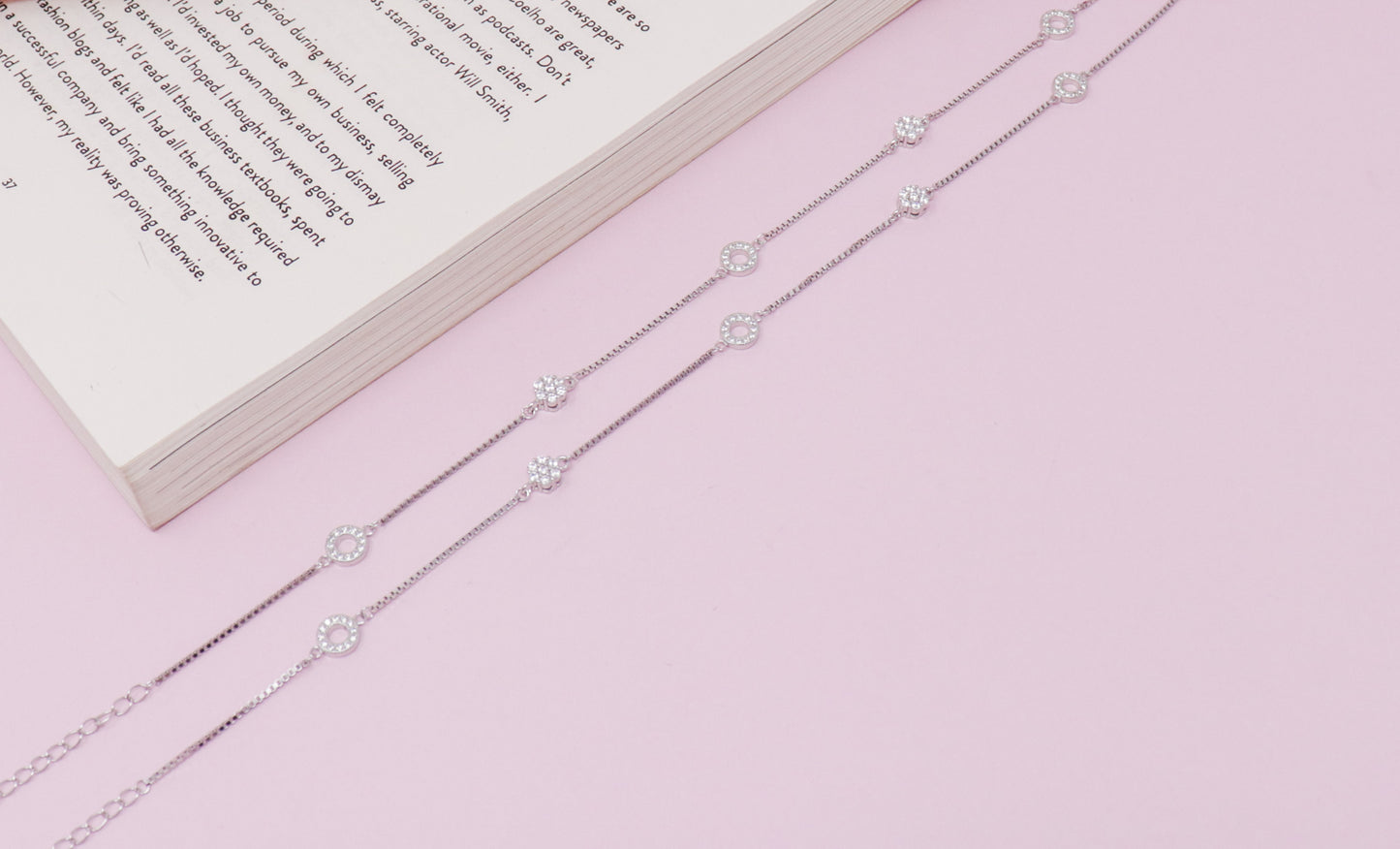 RADIANT CZ GLAMOUR ANKLET