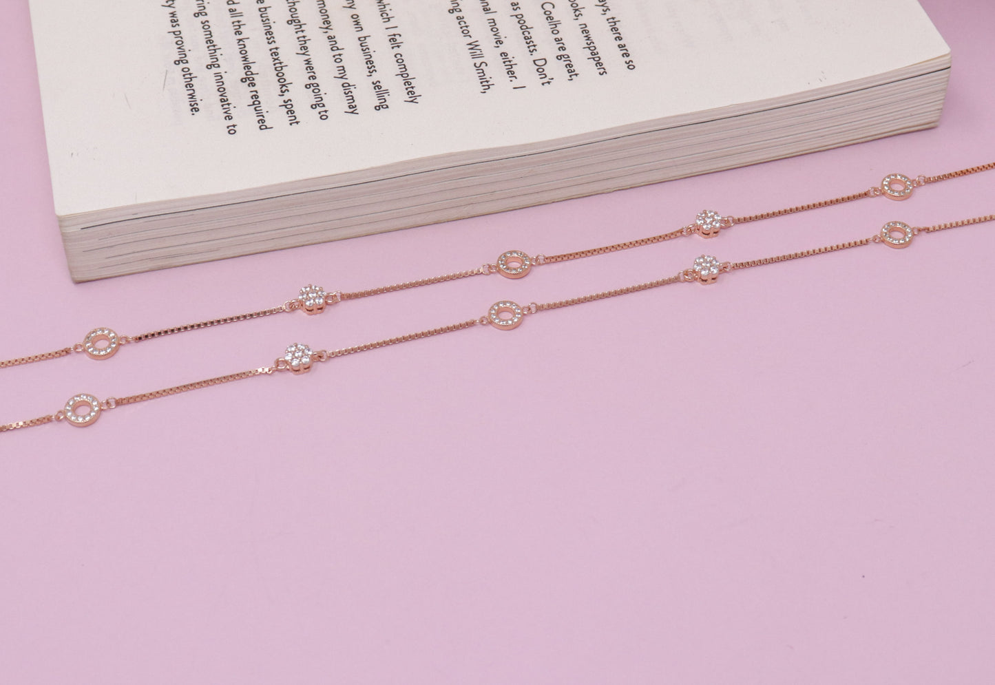 RADIANT CZ GLAMOUR ANKLET