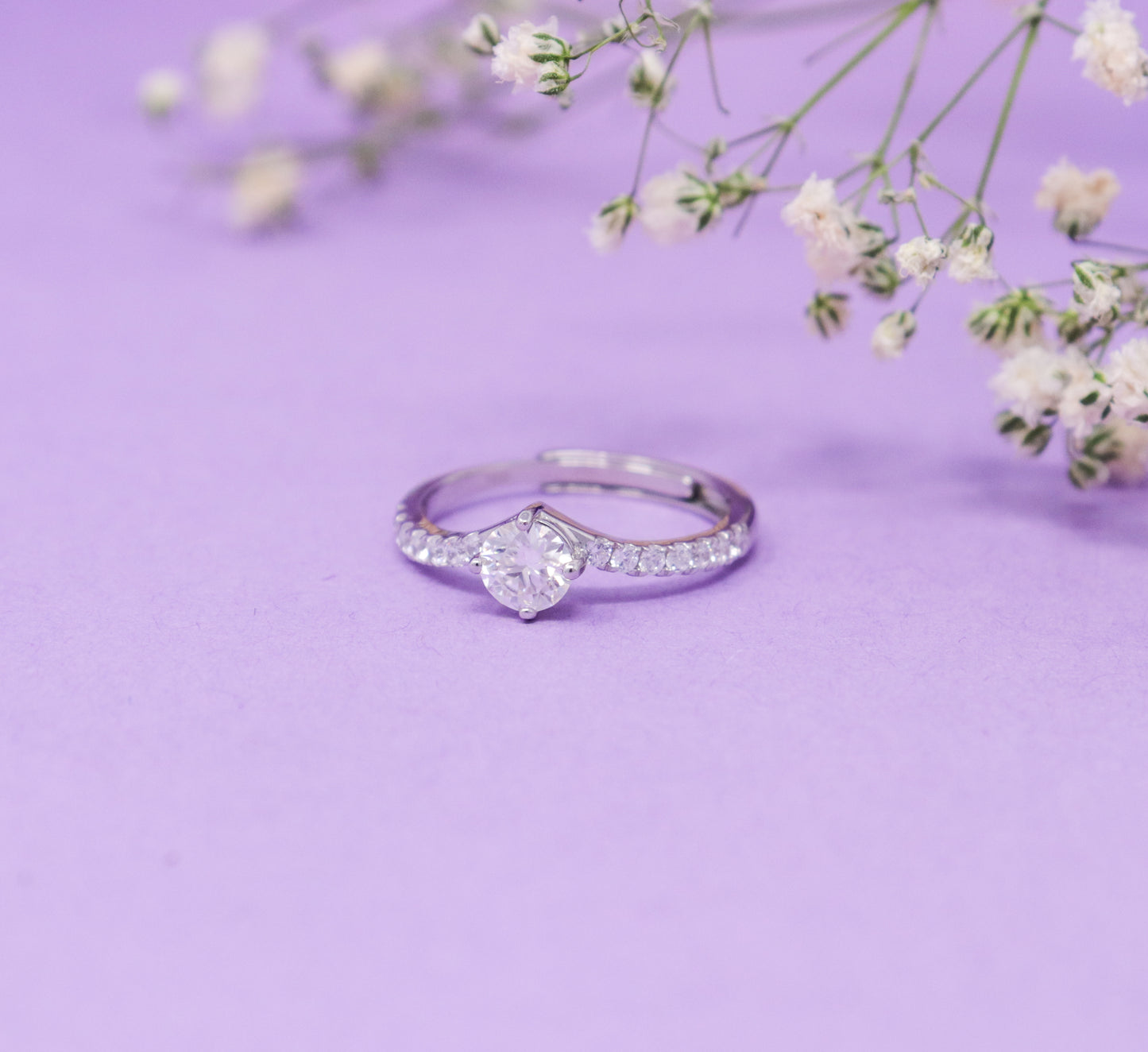 DIAMOND DREAM CZ SILVER RING