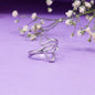 UNITY HEART SILVER RING