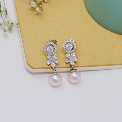 ELEGANCE DROP BEAUTY WITH PEARL EARRING