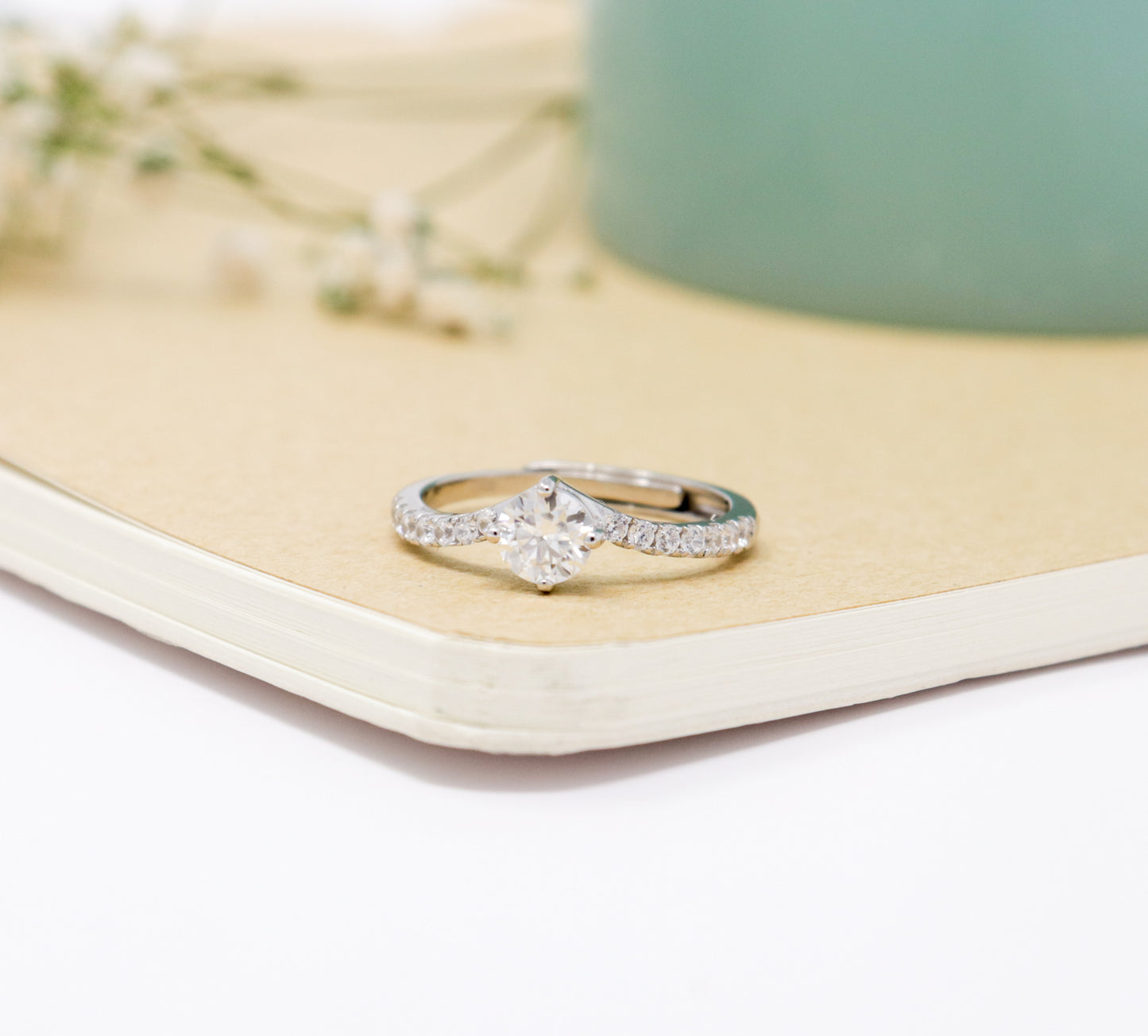 DIAMOND DREAM CZ SILVER RING