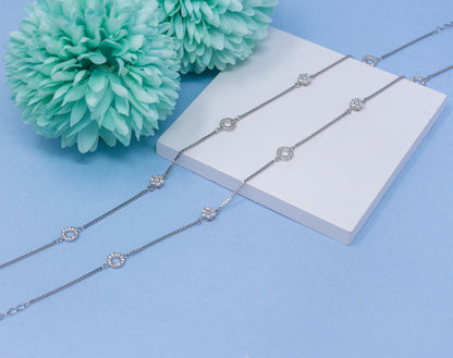 RADIANT CZ GLAMOUR ANKLET