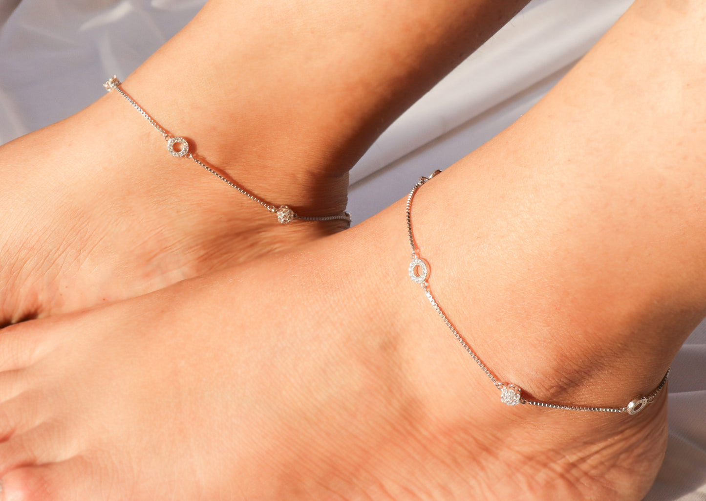 RADIANT CZ GLAMOUR ANKLET